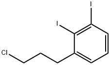 2,3-Diiodo(3-chloropropyl)benzene Structure