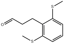 (2,6-Bis(methylthio)phenyl)propanal Structure