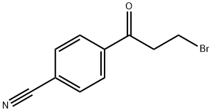 3-Bromo-1-(4-cyanophenyl)propan-1-one Structure