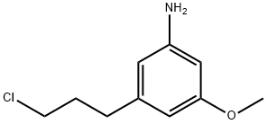 3-(3-Chloropropyl)-5-methoxyaniline Structure