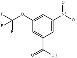 Benzoic acid, 3-nitro-5-(trifluoromethoxy)- Structure