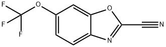 2-Benzoxazolecarbonitrile, 6-(trifluoromethoxy)- Structure