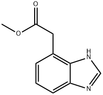 Methyl 1H-benzimidazole-7-acetate Structure