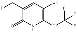 2,5-Dihydroxy-3-(fluoromethyl)-6-(trifluoromethoxy)pyridine Structure