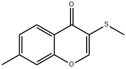 7-methyl-3-(methylthio)-4H-chromen-4-one Structure