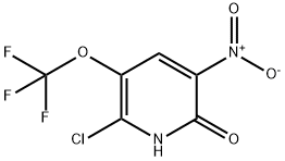 2-Chloro-6-hydroxy-5-nitro-3-(trifluoromethoxy)pyridine Structure