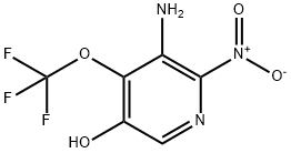 3-Amino-5-hydroxy-2-nitro-4-(trifluoromethoxy)pyridine Structure