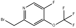 2-(Bromomethyl)-5-fluoro-4-(trifluoromethoxy)pyridine Structure