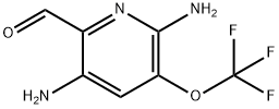 2,5-Diamino-3-(trifluoromethoxy)pyridine-6-carboxaldehyde Structure