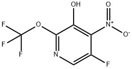 5-Fluoro-3-hydroxy-4-nitro-2-(trifluoromethoxy)pyridine Structure