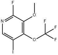 2-Fluoro-5-iodo-3-methoxy-4-(trifluoromethoxy)pyridine Structure