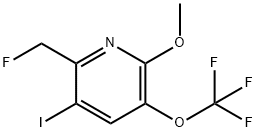 2-(Fluoromethyl)-3-iodo-6-methoxy-5-(trifluoromethoxy)pyridine Structure