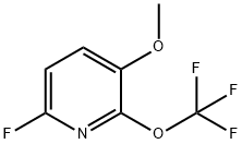 6-Fluoro-3-methoxy-2-(trifluoromethoxy)pyridine Structure