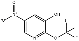 3-Hydroxy-5-nitro-2-(trifluoromethoxy)pyridine Structure