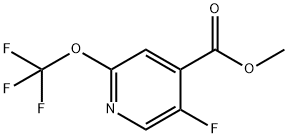 Methyl 5-fluoro-2-(trifluoromethoxy)pyridine-4-carboxylate Structure