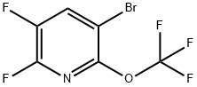 5-Bromo-2,3-difluoro-6-(trifluoromethoxy)pyridine Structure