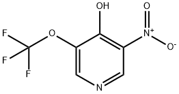 4-Hydroxy-3-nitro-5-(trifluoromethoxy)pyridine Structure