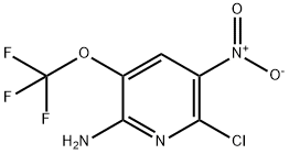 2-Amino-6-chloro-5-nitro-3-(trifluoromethoxy)pyridine Structure