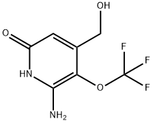 2-Amino-6-hydroxy-3-(trifluoromethoxy)pyridine-4-methanol Structure