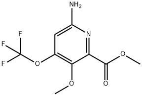 Methyl 6-amino-3-methoxy-4-(trifluoromethoxy)pyridine-2-carboxylate Structure