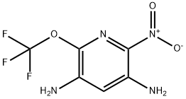 3,5-Diamino-2-nitro-6-(trifluoromethoxy)pyridine Structure