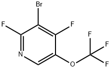 3-Bromo-2,4-difluoro-5-(trifluoromethoxy)pyridine Structure