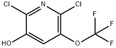 2,6-Dichloro-3-hydroxy-5-(trifluoromethoxy)pyridine Structure