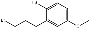 2-(3-Bromopropyl)-4-methoxythiophenol Structure