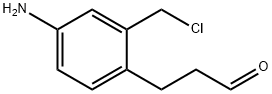 3-(4-Amino-2-(chloromethyl)phenyl)propanal Structure