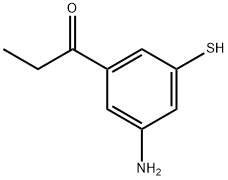 1-(3-Amino-5-mercaptophenyl)propan-1-one 구조식 이미지