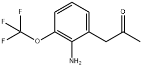 1-(2-Amino-3-(trifluoromethoxy)phenyl)propan-2-one 구조식 이미지