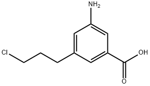 3-Amino-5-(3-chloropropyl)benzoic acid Structure