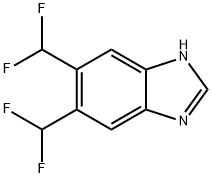 5,6-Bis(difluoromethyl)-1H-benzimidazole Structure