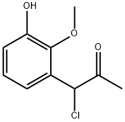 3-(1-Chloro-2-oxopropyl)-2-methoxyphenol Structure