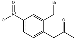 1-(2-(Bromomethyl)-4-nitrophenyl)propan-2-one Structure