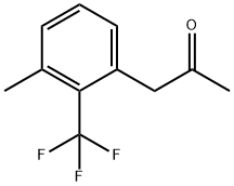 2-Methyl-6-(2-oxopropyl)benzotrifluoride Structure