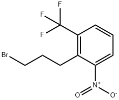 2-(3-Bromopropyl)-3-nitrobenzotrifluoride Structure