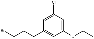 1-(3-Bromopropyl)-3-chloro-5-ethoxybenzene Structure