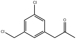 1-(3-Chloro-5-(chloromethyl)phenyl)propan-2-one Structure