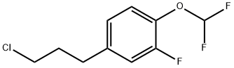 1-(3-Chloropropyl)-4-(difluoromethoxy)-3-fluorobenzene Structure