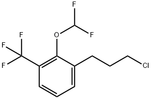 3-(3-Chloropropyl)-2-(difluoromethoxy)benzotrifluoride Structure