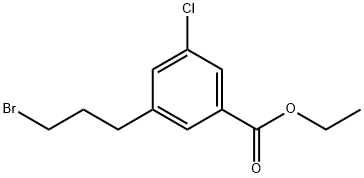 Ethyl 3-(3-bromopropyl)-5-chlorobenzoate Structure