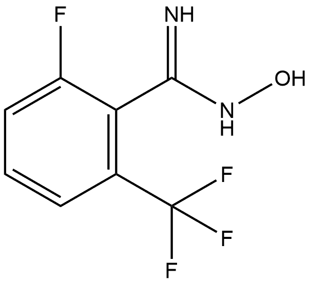 2-fluoro-6-trifluoromethylbenzamidoxime Structure