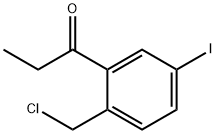 1-(2-(Chloromethyl)-5-iodophenyl)propan-1-one Structure