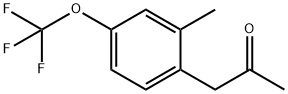 2-(2-Oxopropyl)-5-(trifluoromethoxy)toluene Structure