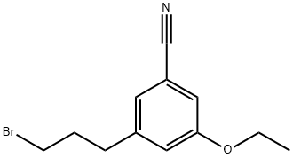 3-(3-Bromopropyl)-5-ethoxybenzonitrile Structure