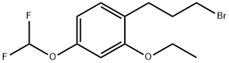 1-(3-Bromopropyl)-4-(difluoromethoxy)-2-ethoxybenzene Structure