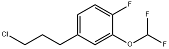 1-(3-Chloropropyl)-3-(difluoromethoxy)-4-fluorobenzene Structure