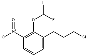 1-(3-Chloropropyl)-2-(difluoromethoxy)-3-nitrobenzene Structure