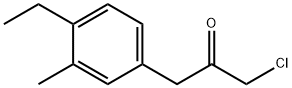 1-Chloro-3-(4-ethyl-3-methylphenyl)propan-2-one Structure